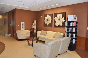 Waiting room at The Spa at Spring Ridge